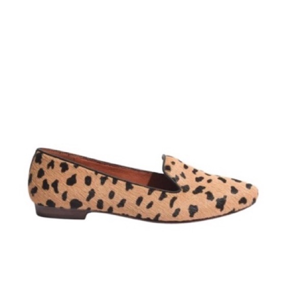 Madewell Shoes - MADEWELL Teddy Loafer in Leopard Calf Hair